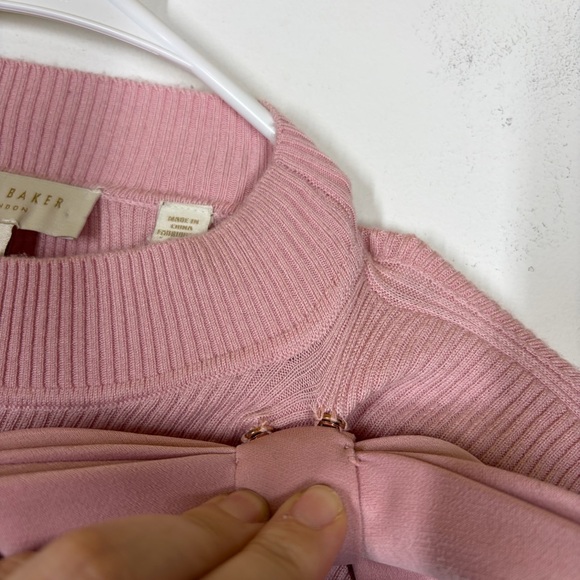 Ted Baker Nehru Bow Sweater Size 3 or US 8 - Picture 7 of 11
